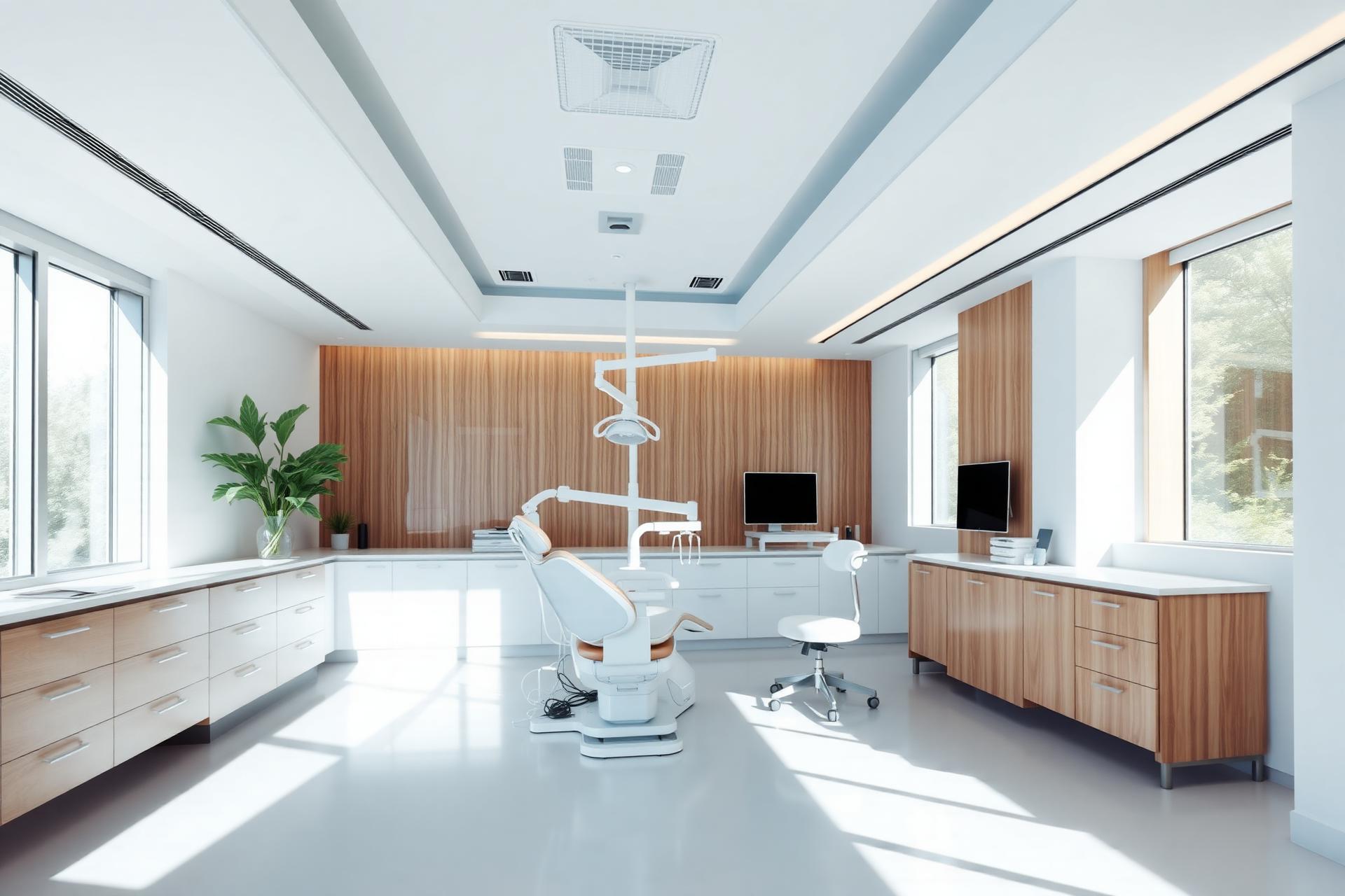 Interior luminoso de la Clínica Salud Dental Sur